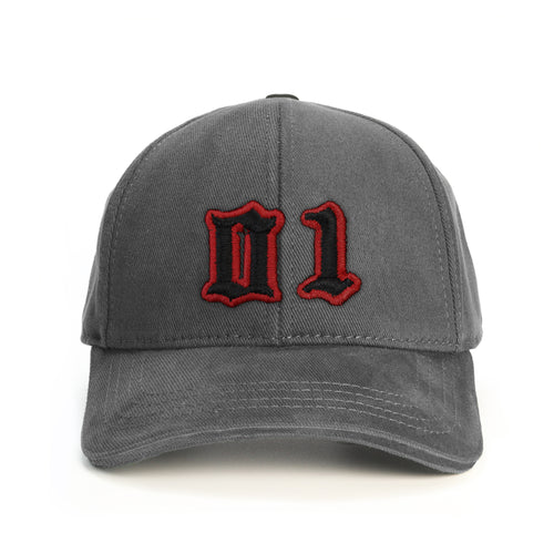 01 Numara Baseball Şapka - gri