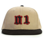 01 Numara Snapback Şapka - bej