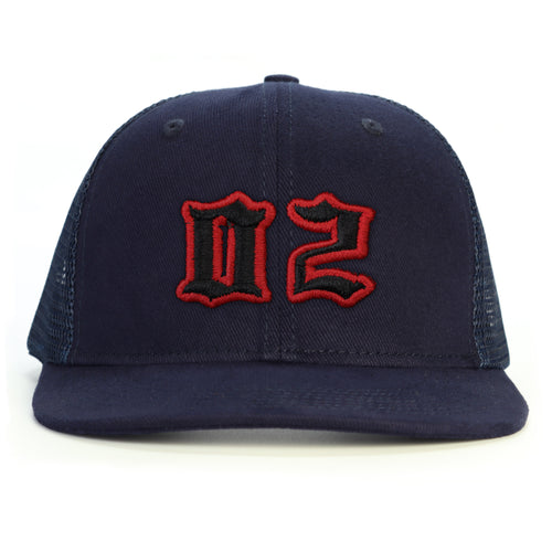02 Numara Snapback Şapka - lacivert