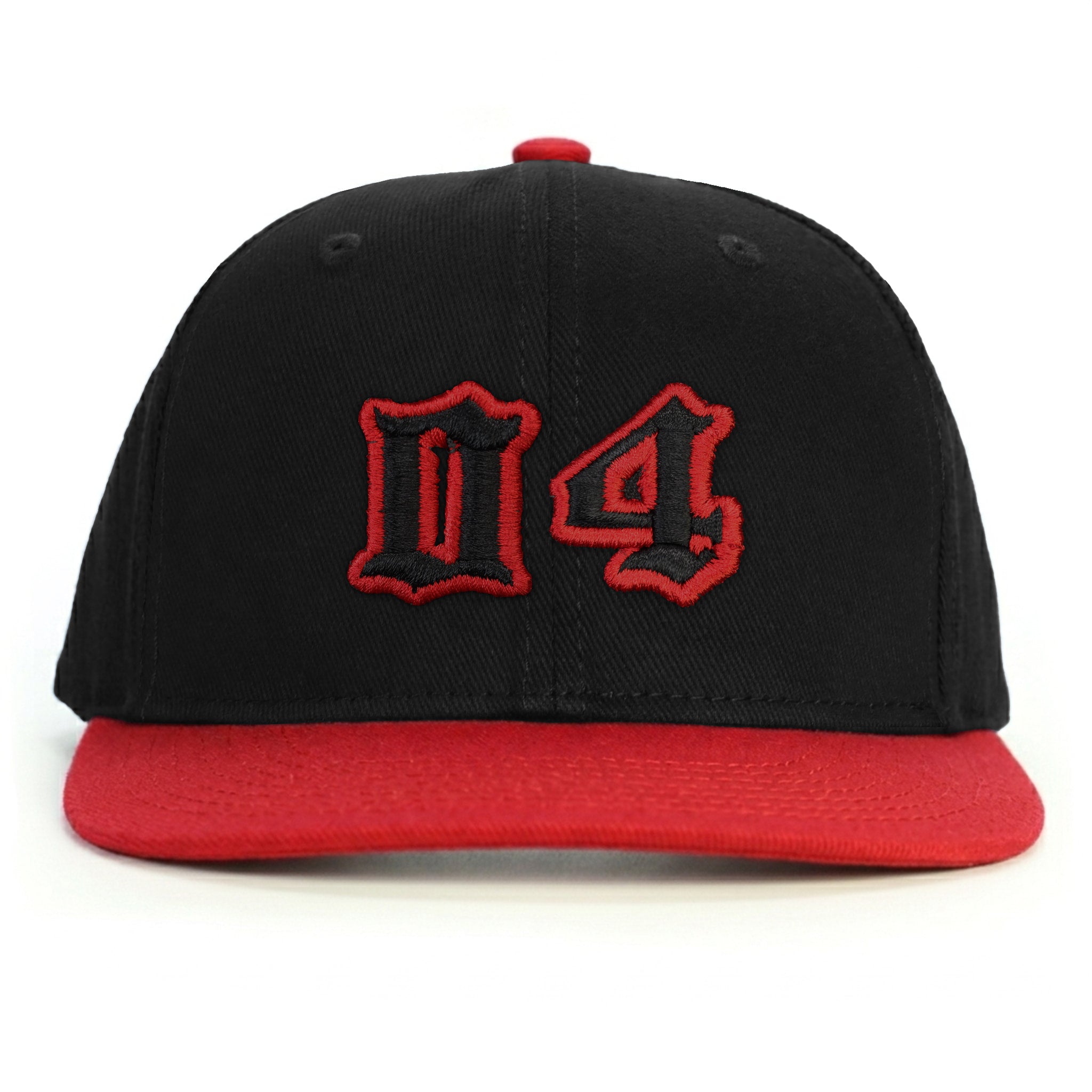 04 Numara Snapback Şapka - kırmızı