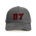 07 Numara Baseball Şapka - gri
