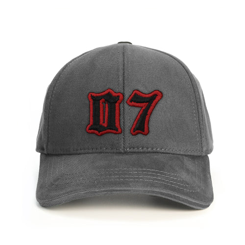 07 Numara Baseball Şapka - gri