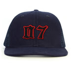 07 Numara Snapback Şapka - lacivert