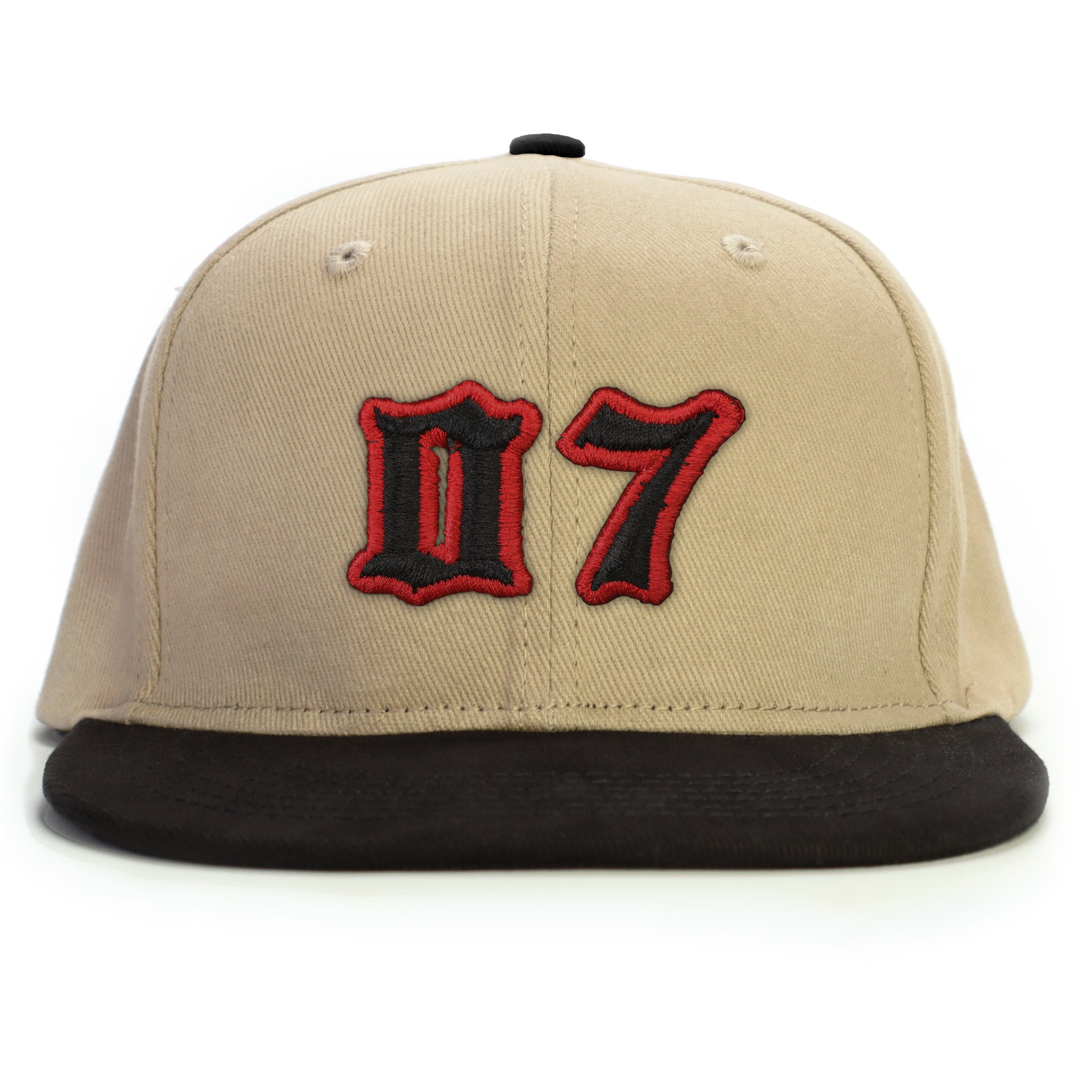07 Numara Snapback Şapka - bej