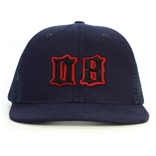 08 Numara Snapback Şapka - lacivert