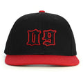 09 Numara Snapback Şapka - kırmızı