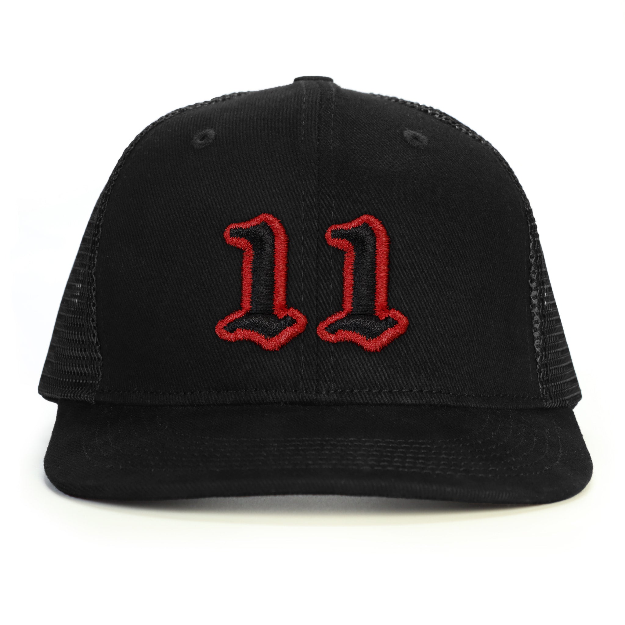11 Numara Snapback Şapka - siyah