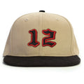 12 Numara Snapback Şapka - bej