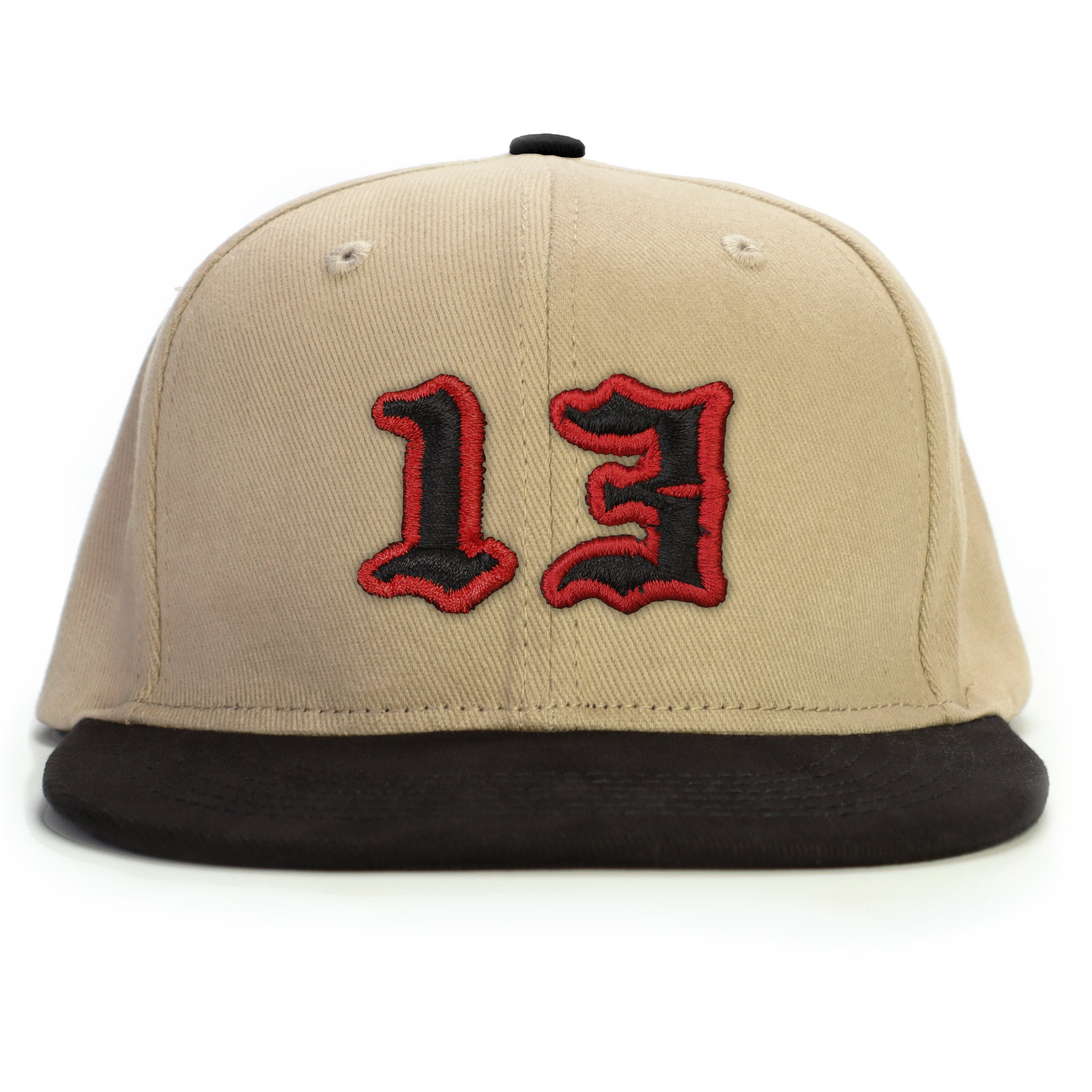 13 Numara Snapback Şapka - bej