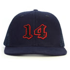 14 Numara Snapback Şapka - lacivert