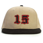 15 Numara Snapback Şapka - bej