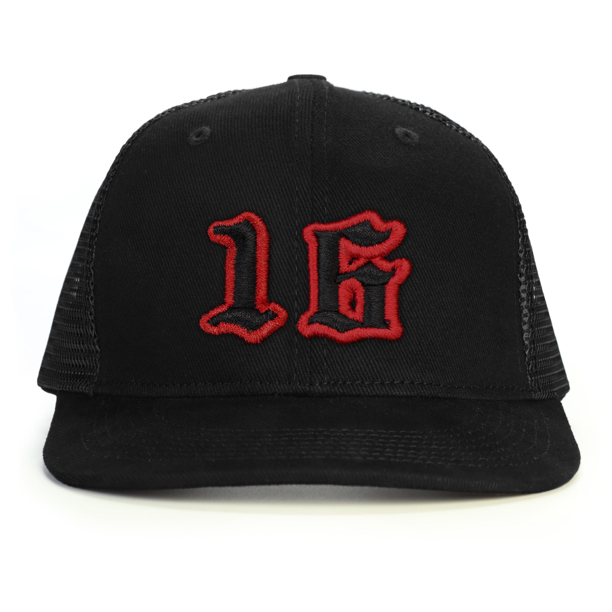 16 Numara Snapback Şapka - siyah