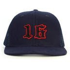 16 Numara Snapback Şapka - lacivert