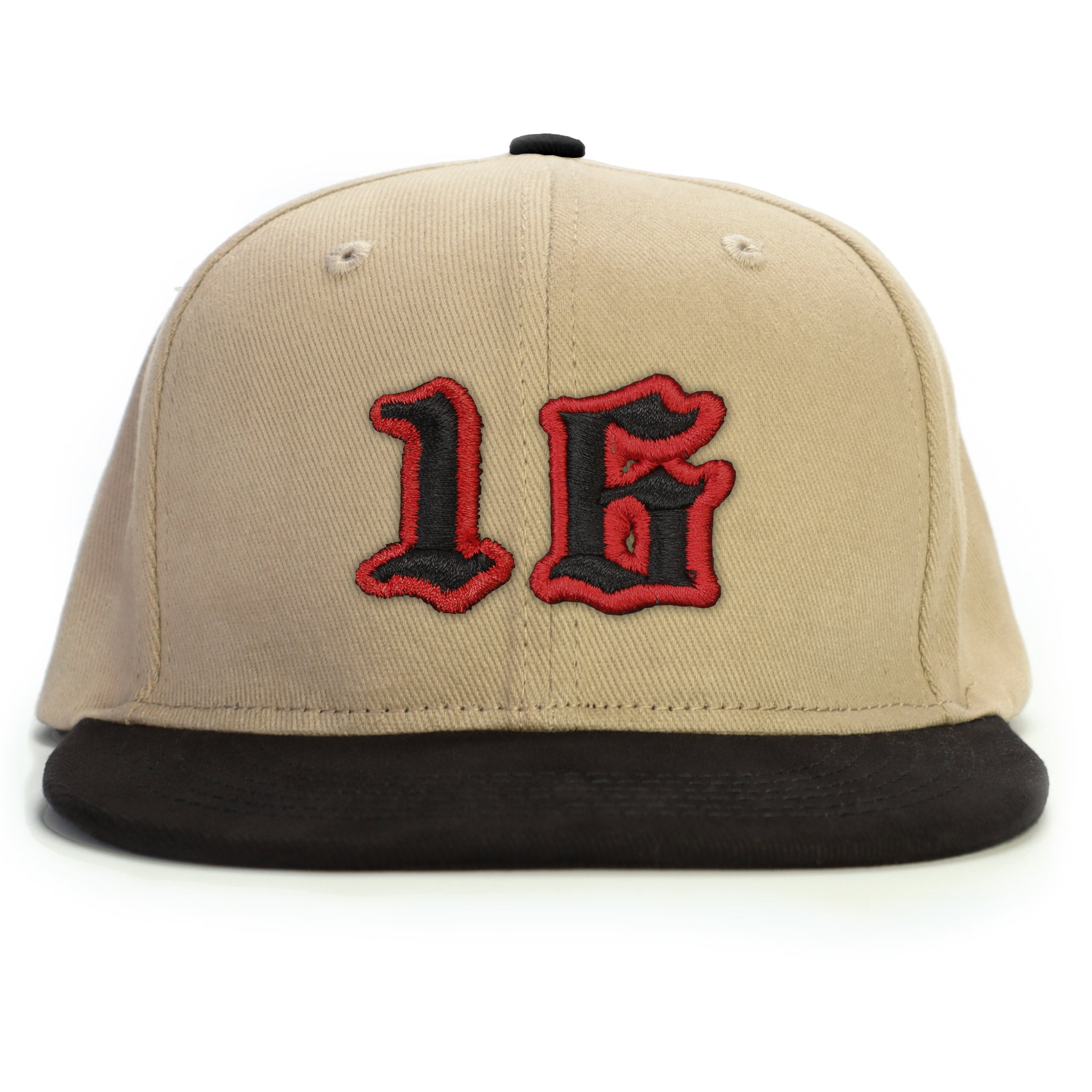 16 Numara Snapback Şapka - bej