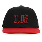 16 Numara Snapback Şapka - kırmızı
