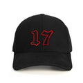 17 Numara Baseball Şapka - siyah