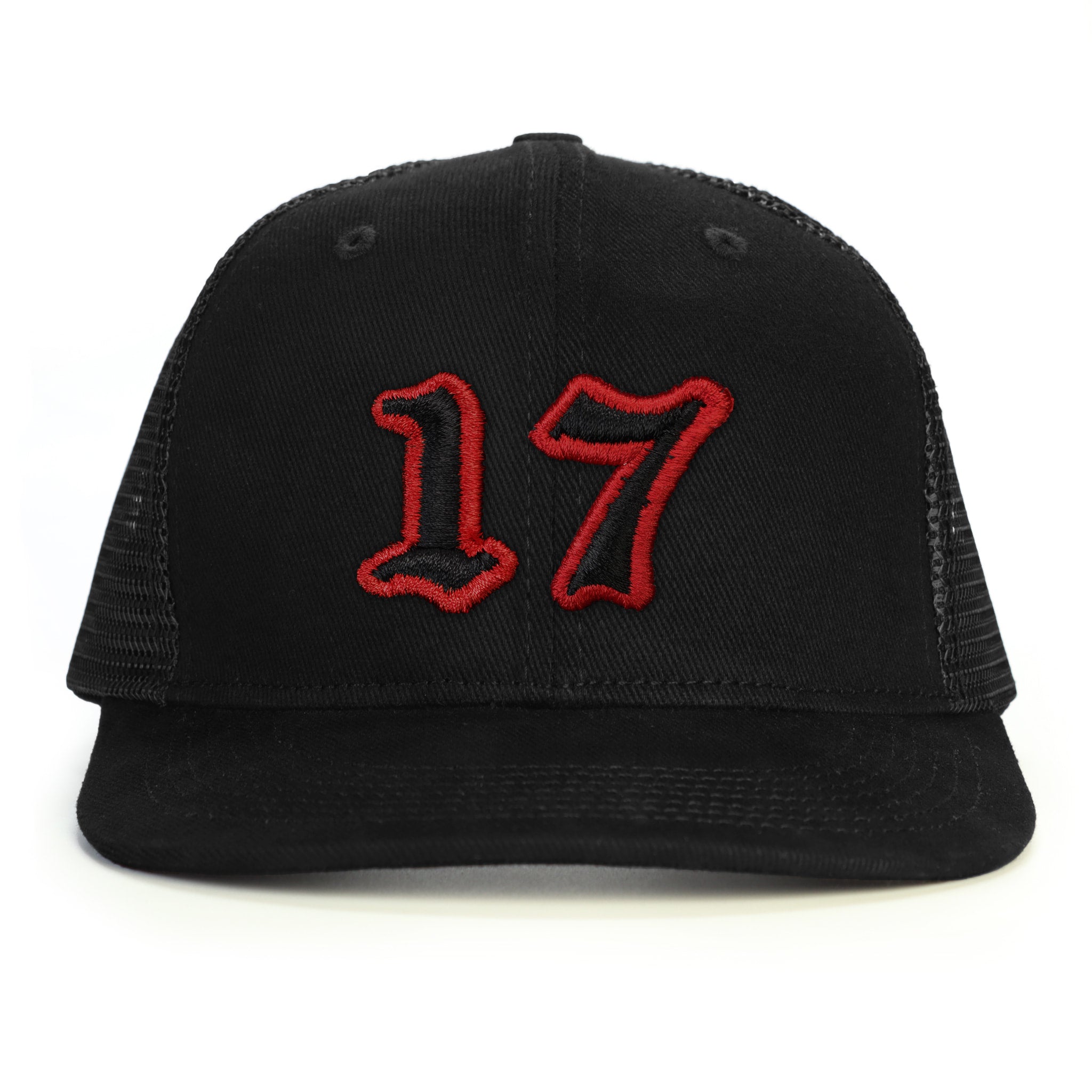 17 Numara Snapback Şapka - siyah