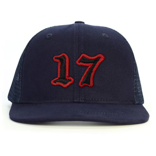 17 Numara Snapback Şapka - lacivert