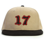 17 Numara Snapback Şapka - bej