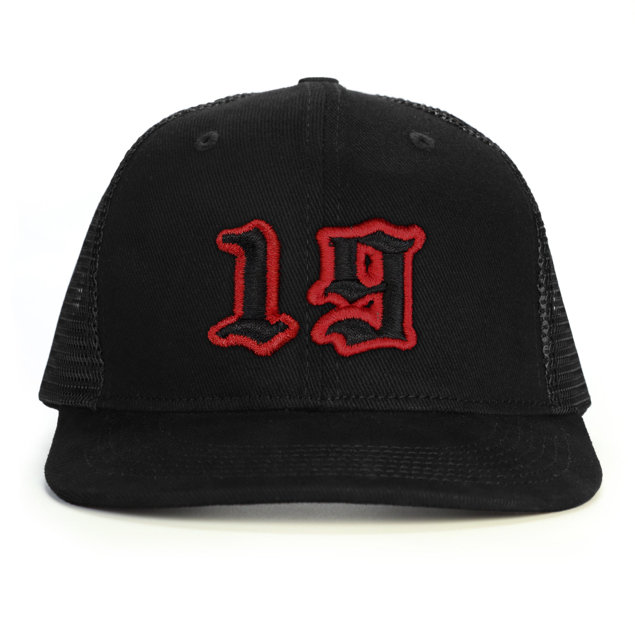 19 Numara Snapback Şapka - siyah