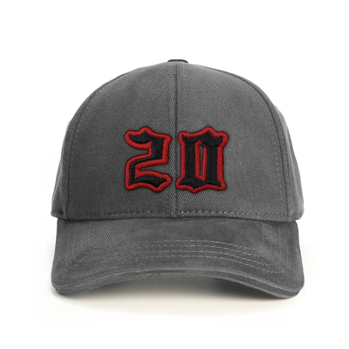 20 Numara Baseball Şapka - gri
