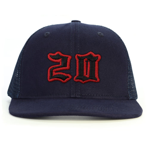20 Numara Snapback Şapka - lacivert