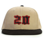 20 Numara Snapback Şapka - bej