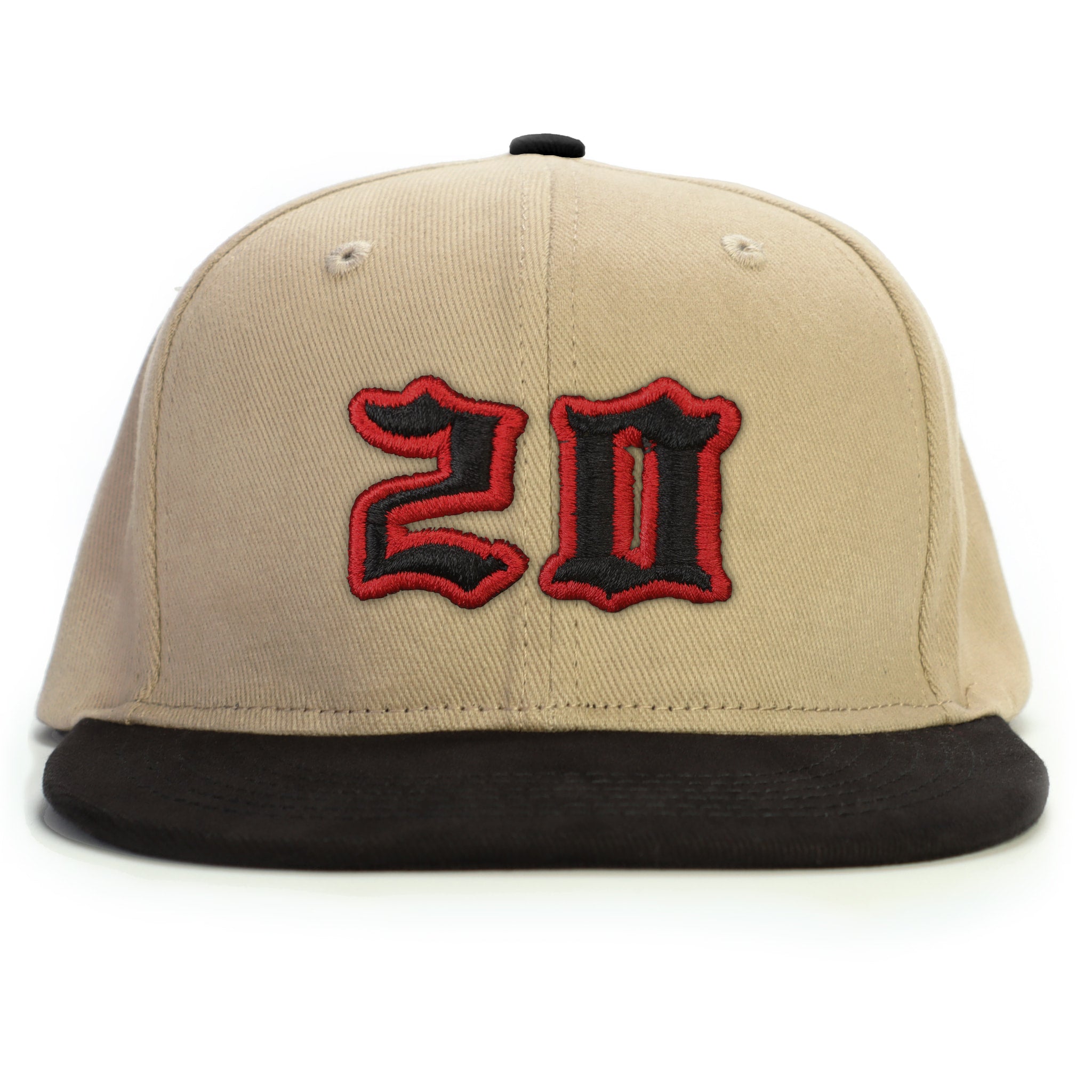 20 Numara Snapback Şapka - bej