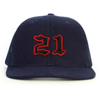 21 Numara Snapback Şapka - lacivert