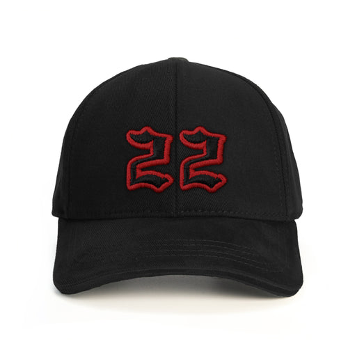22 Numara Baseball Şapka - siyah