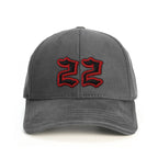 22 Numara Baseball Şapka - gri