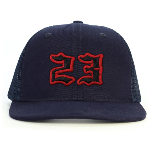 23 Numara Snapback Şapka - lacivert