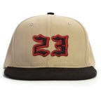 23 Numara Snapback Şapka - bej