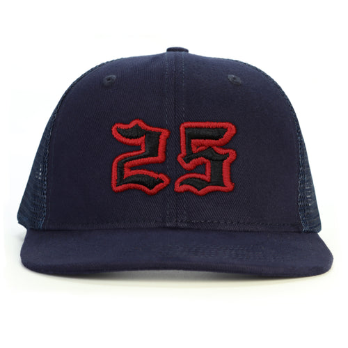 25 Numara Snapback Şapka - lacivert