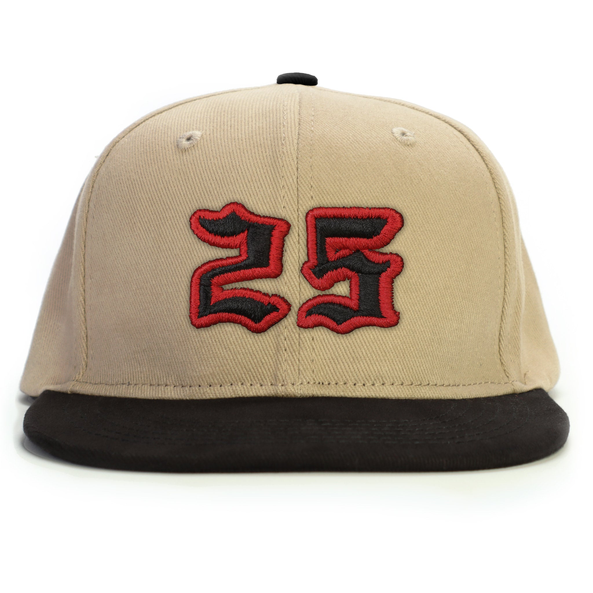 25 Numara Snapback Şapka - bej