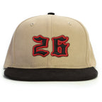 26 Numara Snapback Şapka - bej