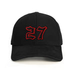 27 Numara Baseball Şapka - siyah