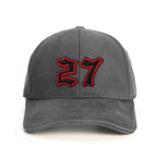 27 Numara Baseball Şapka - gri