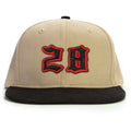 28 Numara Snapback Şapka - bej