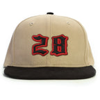 28 Numara Snapback Şapka - bej