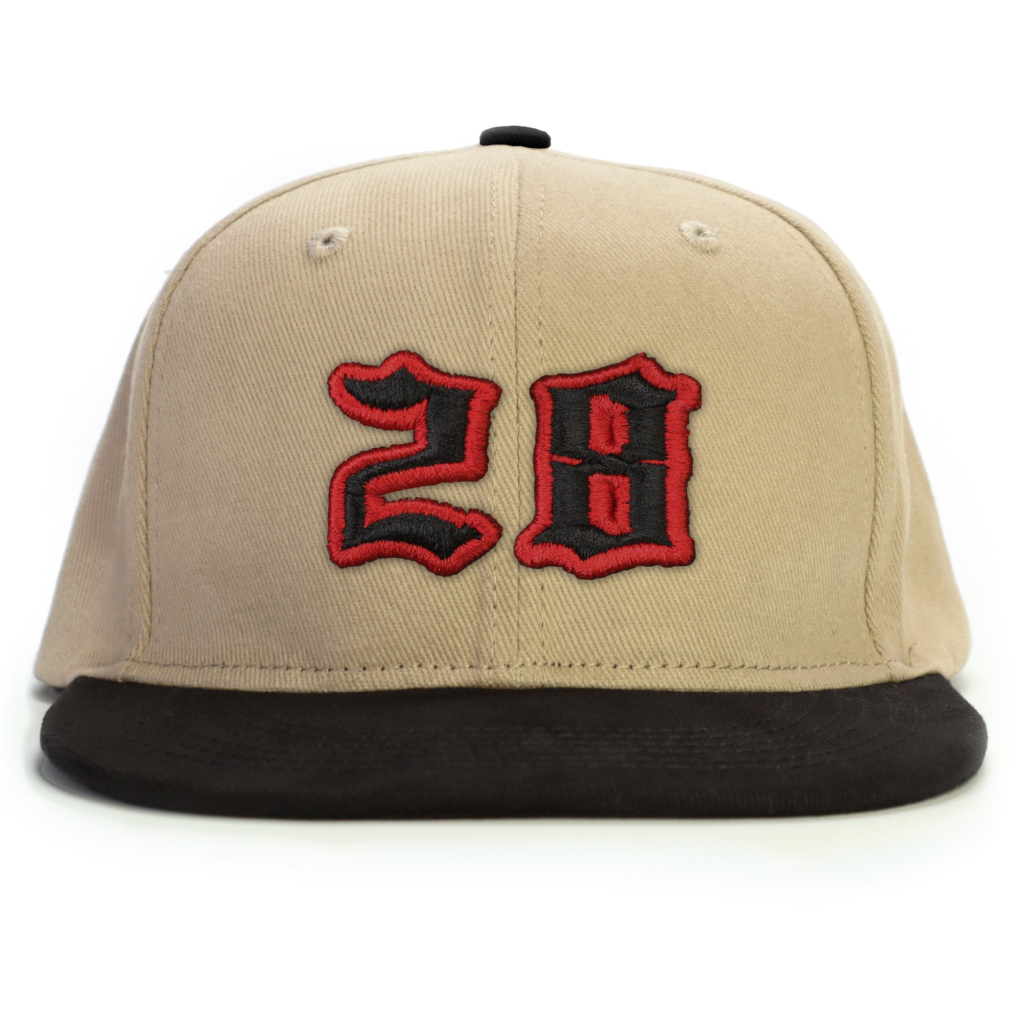 28 Numara Snapback Şapka - bej