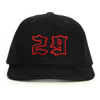 29 Numara Snapback Şapka - siyah