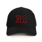 31 Numara Baseball Şapka - siyah