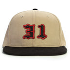 31 Numara Snapback Şapka - bej