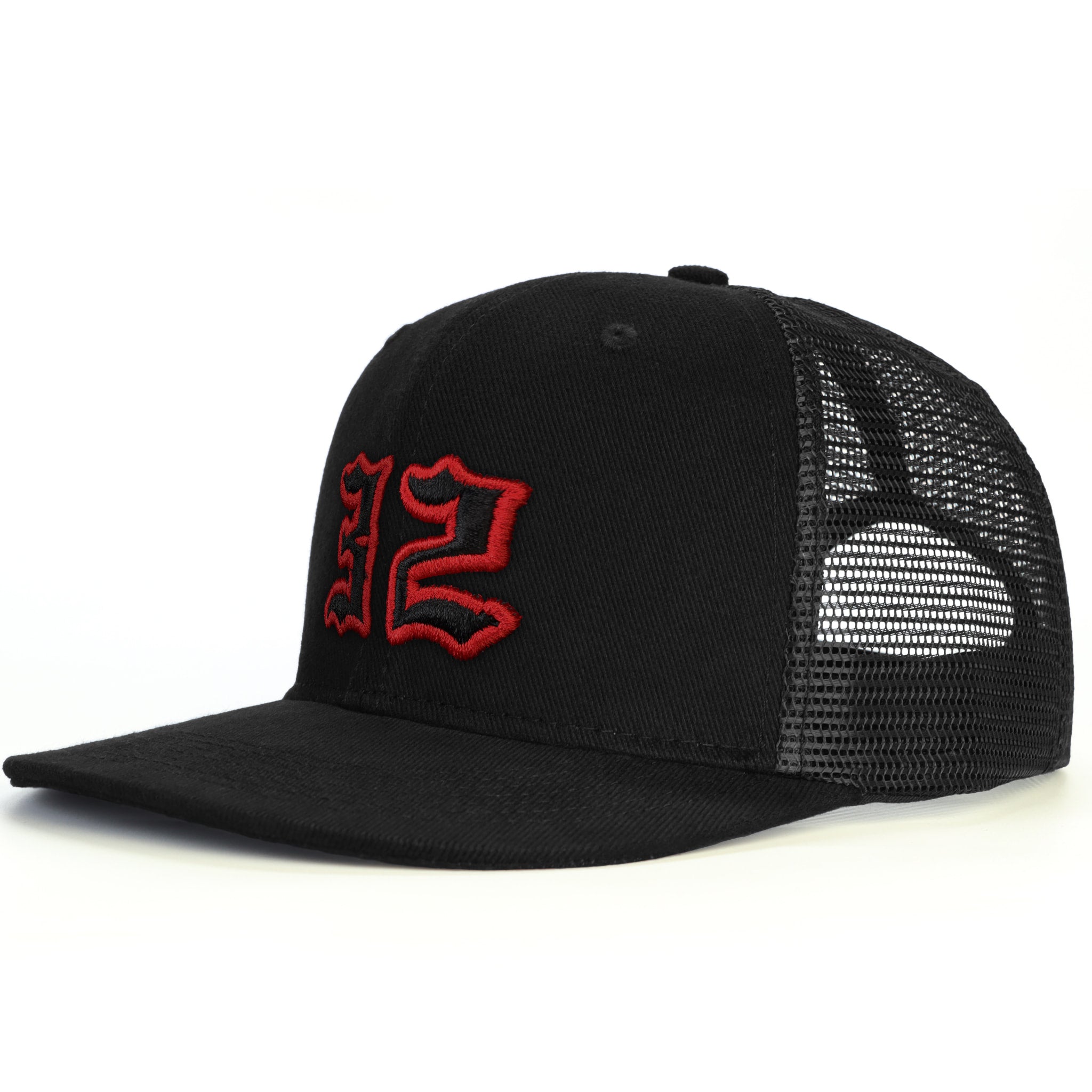 32 Numara Snapback Şapka - siyah