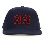 33 Numara Snapback Şapka - lacivert
