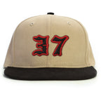 37 Numara Snapback Şapka - bej