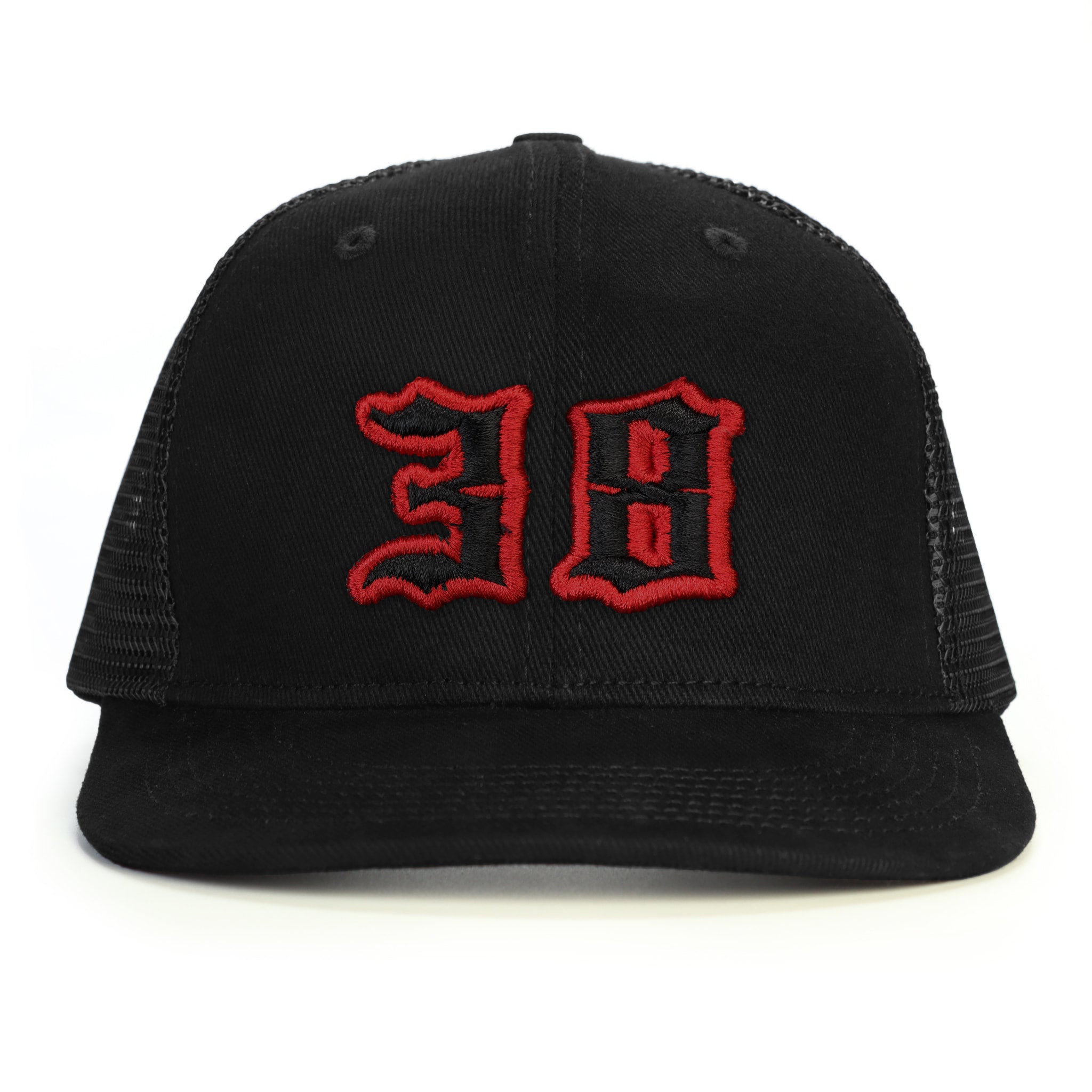 38 Numara Snapback Şapka - siyah