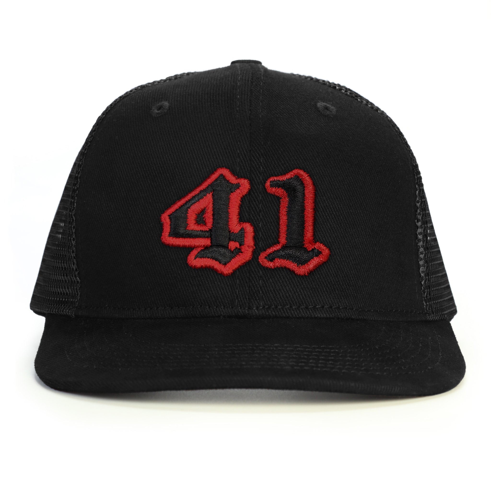 41 Numara Snapback Şapka - siyah