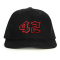 42 Numara Snapback Şapka - siyah